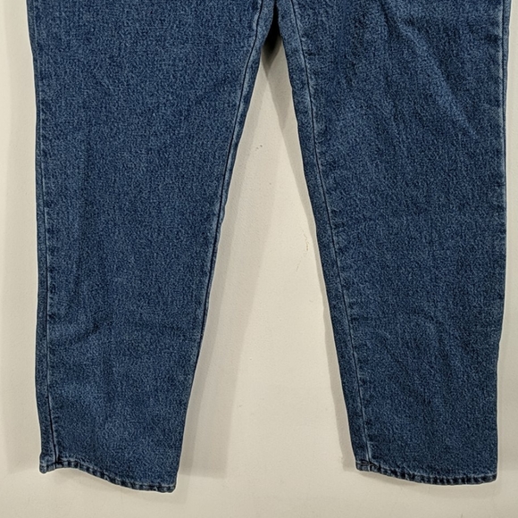LL Bean Natural Fit Flannel Lined Jeans Size 32/34 - Picture 2 of 10